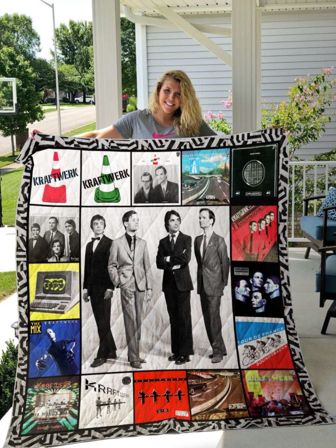 Kraftwerk Quilt Blanket For Fans Home Decor Gift 2