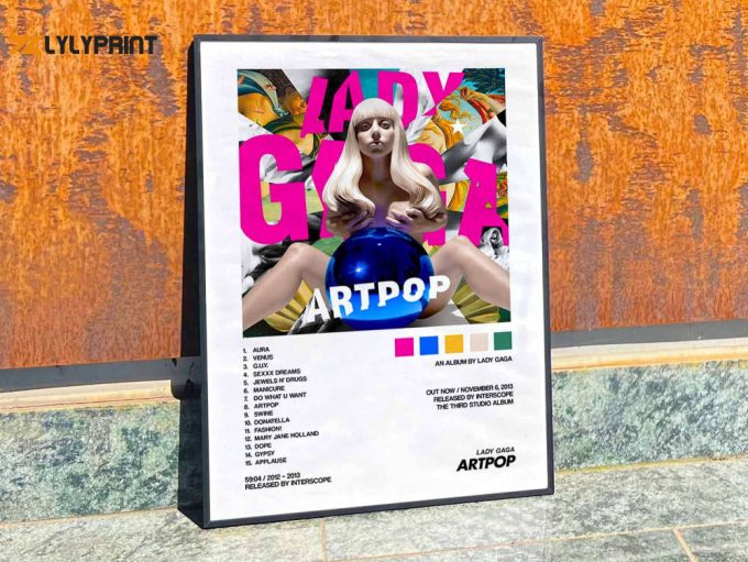 Lady Gaga &Amp;Quot;Artpop&Amp;Quot; Album Cover Poster For Home Room Decor #2 1