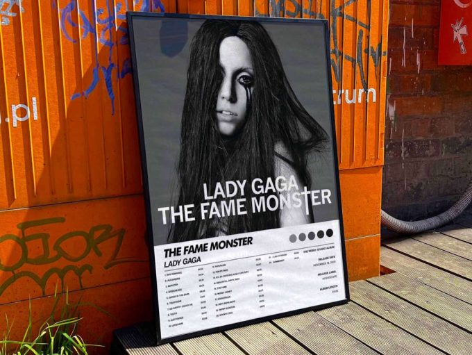 Lady Gaga &Quot;The Fame Monster&Quot; Album Cover Poster #6 3