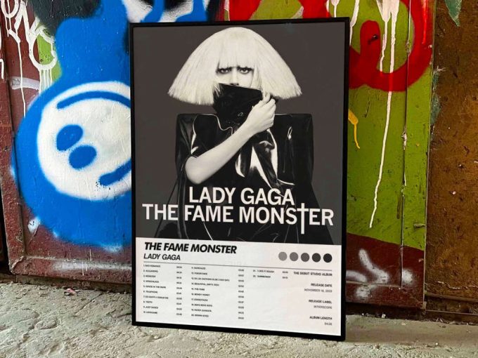 Lady Gaga &Quot;The Fame Monster&Quot; Album Cover Poster For Home Room Decor #6 Deluxe 3