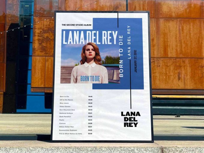 Lana Del Rey &Quot;Born To Die&Quot; Album Cover Poster For Home Room Decor #3 3