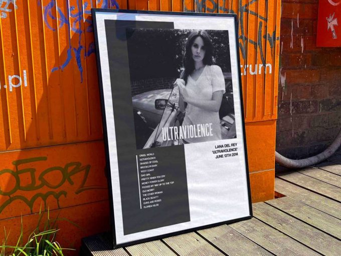 Lana Del Rey &Quot;Ultraviolence&Quot; Album Cover Poster #1 Deluxe 3