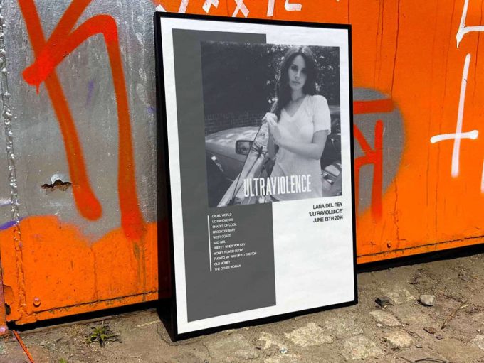 Lana Del Rey &Quot;Ultraviolence&Quot; Album Cover Poster For Home Room Decor #1 3