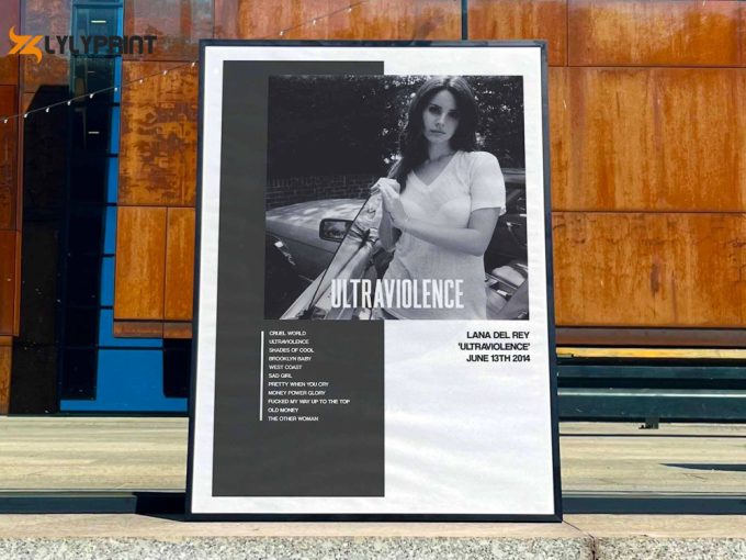 Lana Del Rey &Amp;Quot;Ultraviolence&Amp;Quot; Album Cover Poster For Home Room Decor #1 1