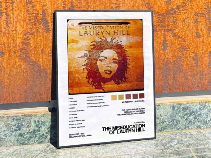 Lauryn Hill &Quot;The Miseducation Of Lauryn Hill&Quot; Album Cover Poster #2 2