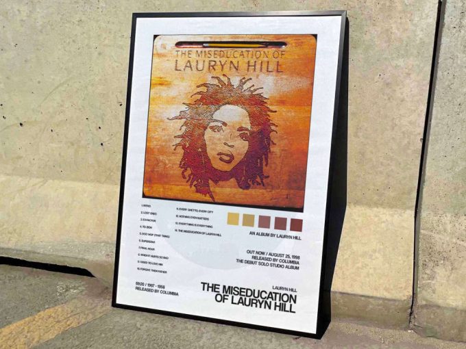 Lauryn Hill &Quot;The Miseducation Of Lauryn Hill&Quot; Album Cover Poster #2 3