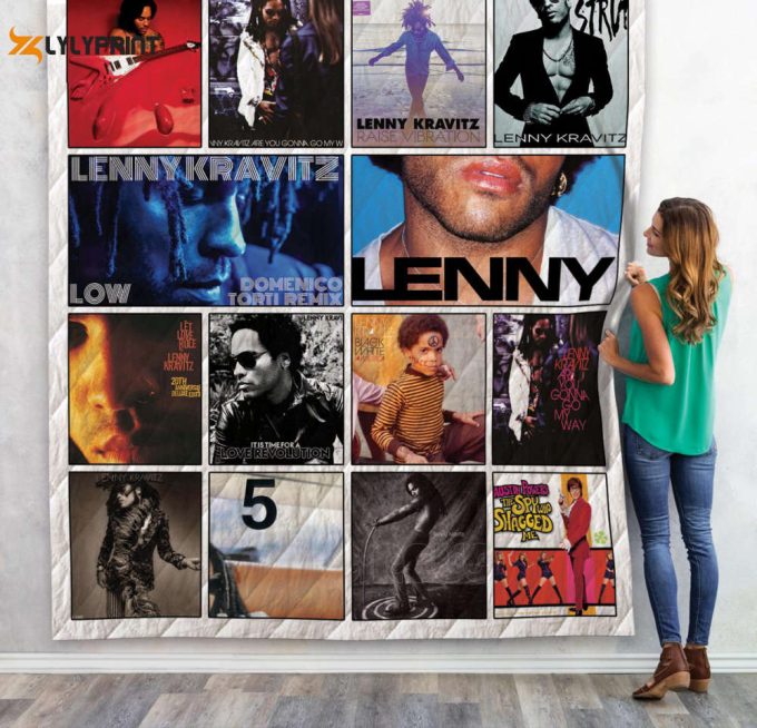 Lenny Kravitz Quilt Blanket For Fans Home Decor Gift 1