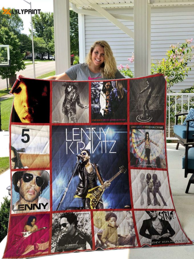 Lenny Kravitz Quilt Blanket For Fans Home Decor Gift 1