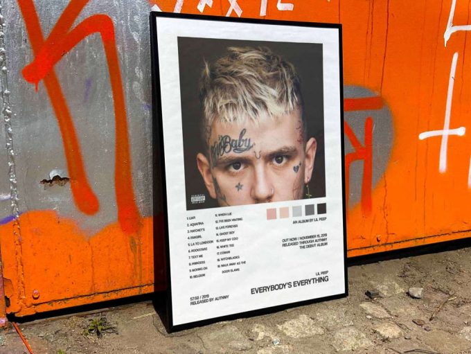 Lil Peep &Quot;Everybodys Everything&Quot; Album Cover Poster 2