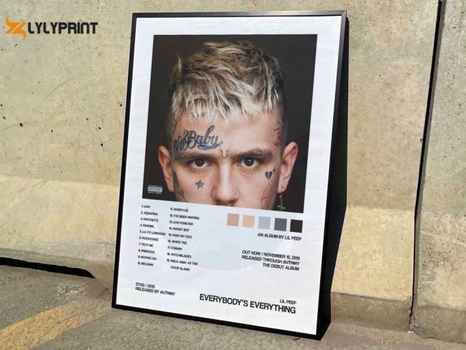 Lil Peep &Amp;Quot;Everybodys Everything&Amp;Quot; Album Cover Poster 1