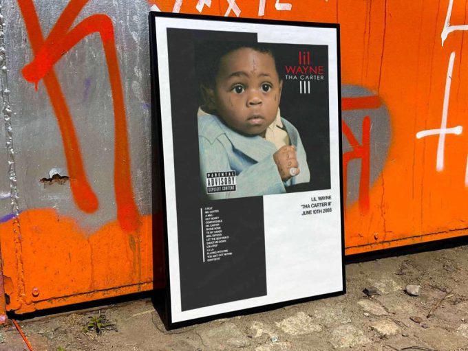 Lil Wayne &Quot;Tha Carter Iii&Quot; Album Cover Poster #1 2