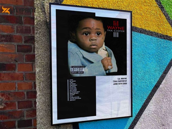Lil Wayne &Amp;Quot;Tha Carter Iii&Amp;Quot; Album Cover Poster #1 1