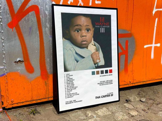 Lil Wayne &Quot;Tha Carter Iii&Quot; Album Cover Poster #2 2