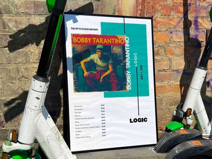 Logic &Quot;Bobby Tarantino&Quot; Album Cover Poster 2