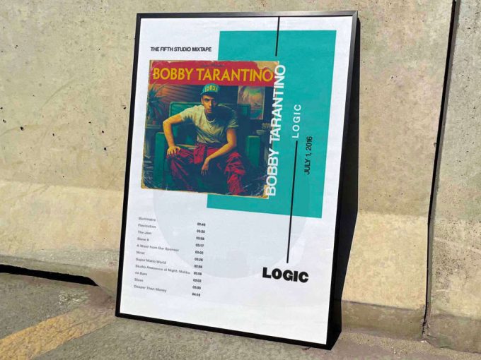 Logic &Quot;Bobby Tarantino&Quot; Album Cover Poster 3