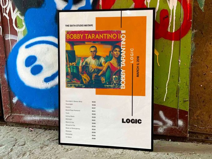 Logic &Quot;Bobby Tarantino Ii&Quot; Album Cover Poster 2