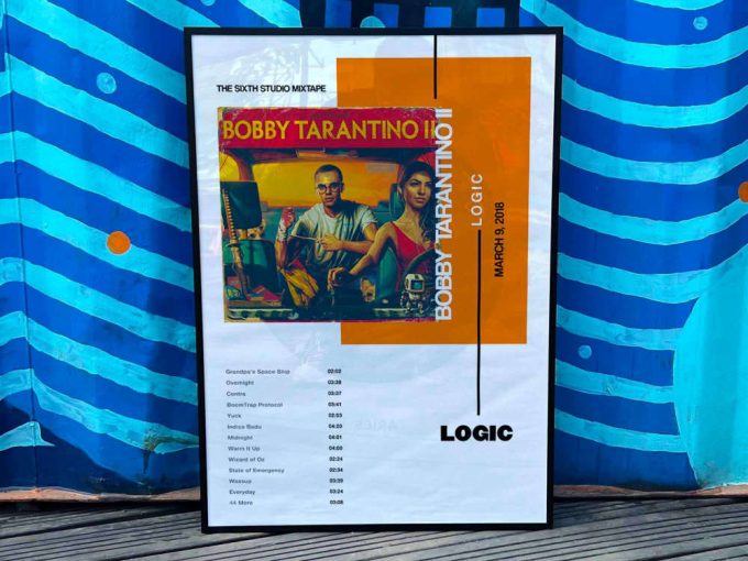 Logic &Quot;Bobby Tarantino Ii&Quot; Album Cover Poster 3