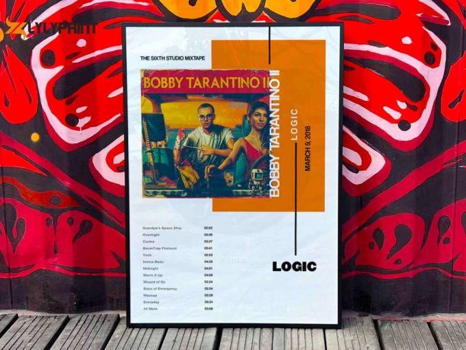 Logic &Amp;Quot;Bobby Tarantino Ii&Amp;Quot; Album Cover Poster 1