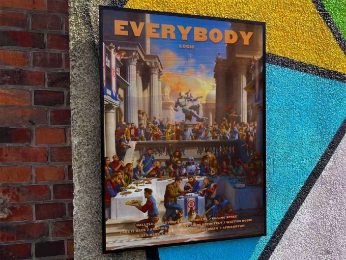 Logic &Quot;Everybody&Quot; Album Cover Poster 2