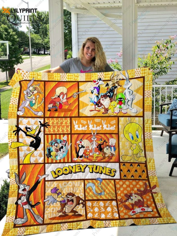 Looney Tunes 2 Quilt Blanket For Fans Home Decor Gift 1