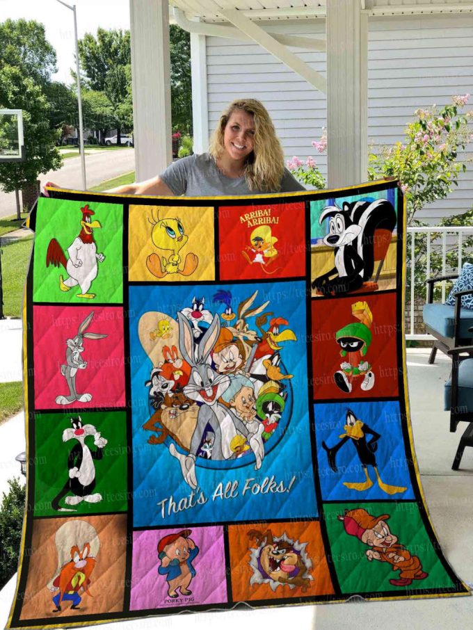 Looney Tunes Quilt Blanket For Fans Home Decor Gift 2
