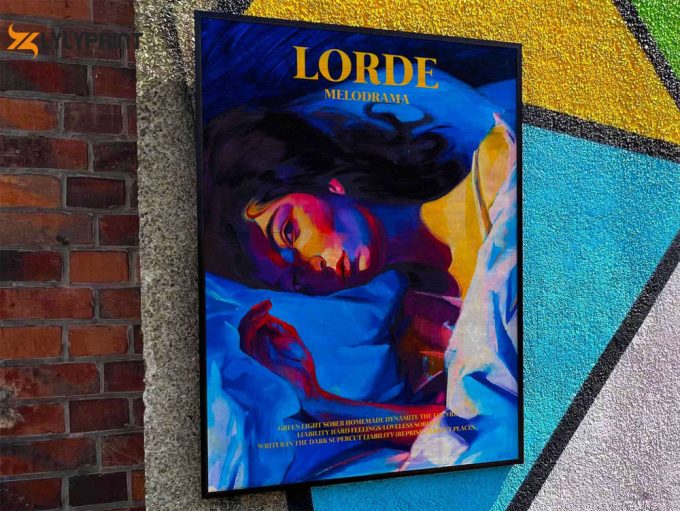 Lorde &Amp;Quot;Melodrama&Amp;Quot; Album Cover Poster For Home Room Decor #Fac 1