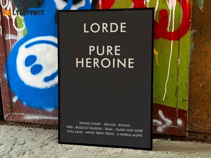 Lorde &Amp;Quot;Pure Heroine&Amp;Quot; Album Cover Poster #Fac 1