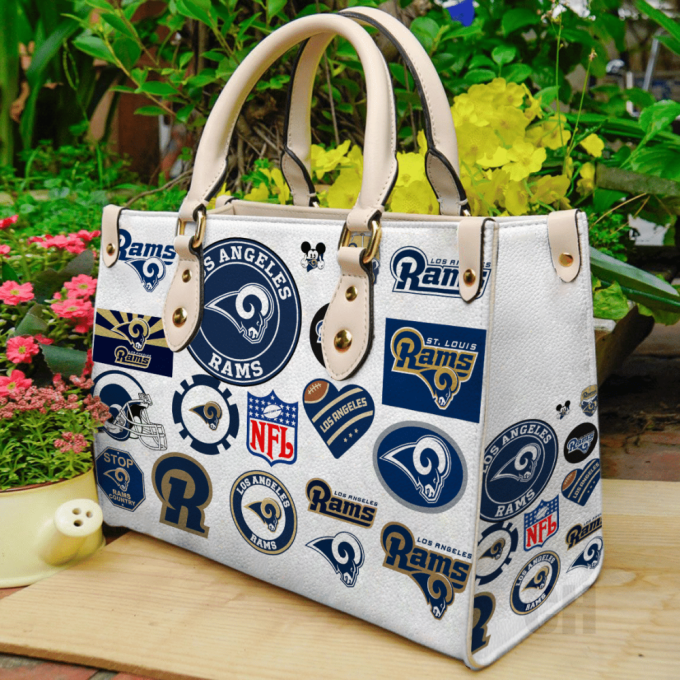 Stylish Los Angeles Rams Leather Handbag - Perfect Women S Day Gift 2