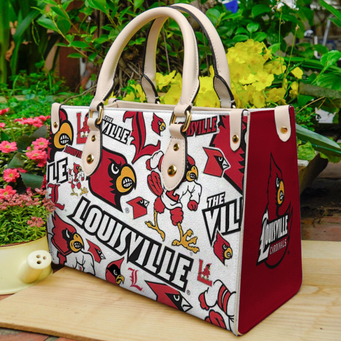 Louisville Cardinals 2 Leather Handbag Gift For Women 2