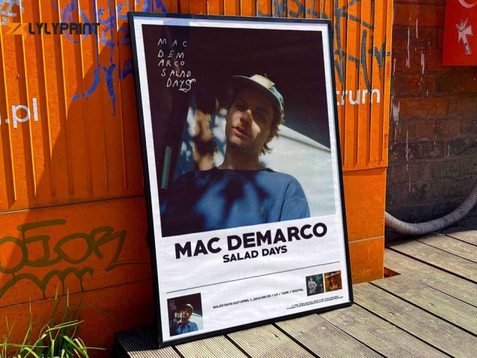 Mac Demarco &Amp;Quot;Salad Days&Amp;Quot; Album Cover Poster #Fac 1