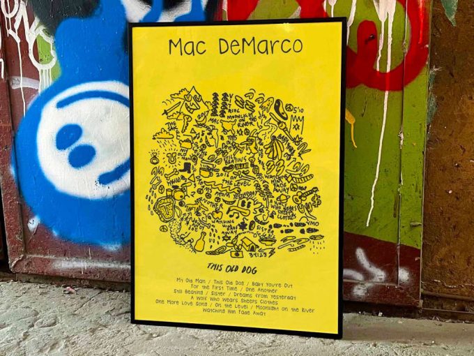 Mac Demarco &Quot;This Old Dog&Quot; Album Cover Poster For Home Room Decor #Fac 2