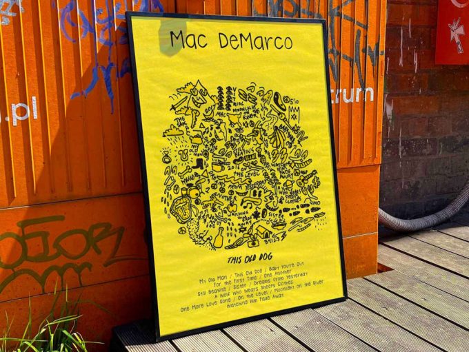 Mac Demarco &Quot;This Old Dog&Quot; Album Cover Poster For Home Room Decor #Fac 3