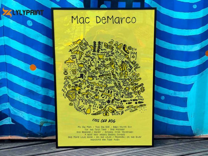 Mac Demarco &Amp;Quot;This Old Dog&Amp;Quot; Album Cover Poster For Home Room Decor #Fac 1