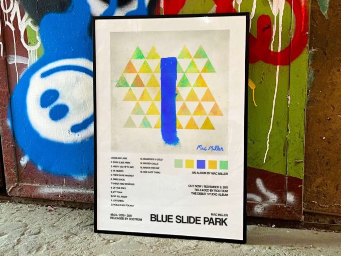 Mac Miller &Quot;Blue Side Park&Quot; Album Cover Poster 6