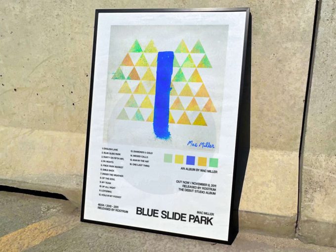 Mac Miller &Quot;Blue Side Park&Quot; Album Cover Poster 7