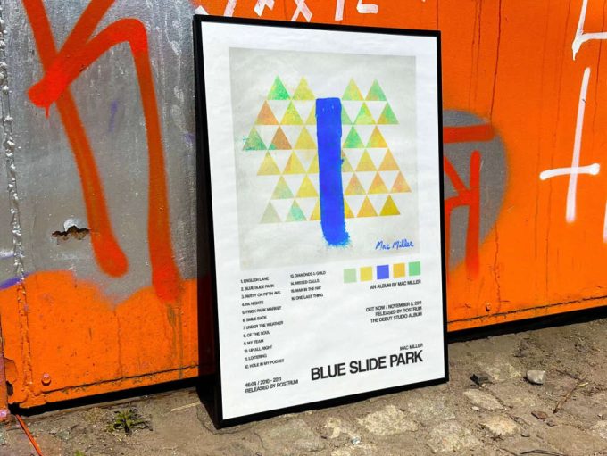 Mac Miller &Quot;Blue Side Park&Quot; Album Cover Poster 8