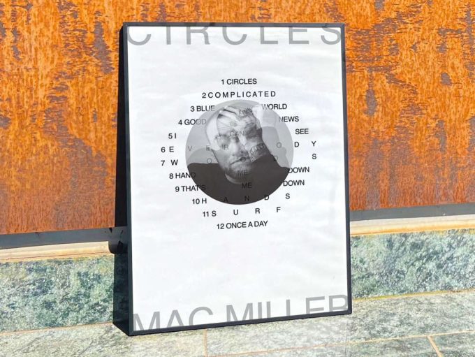 Mac Miller&Quot;S &Quot;Circles&Quot; Album Cover Poster For Home Room Decor 3