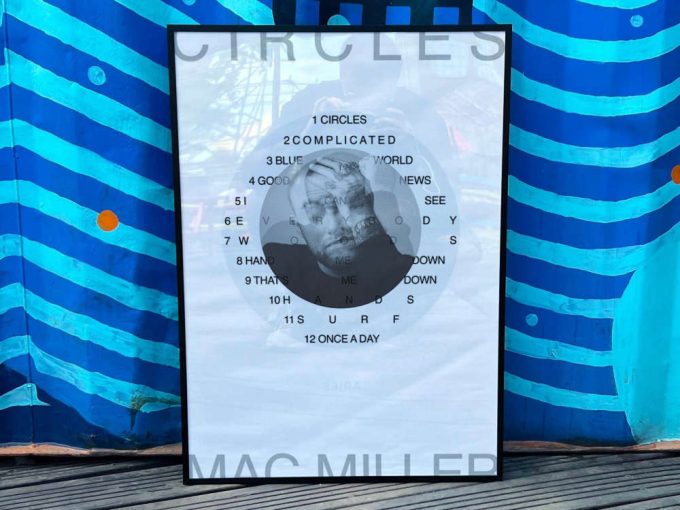 Mac Miller&Quot;S &Quot;Circles&Quot; Album Cover Poster For Home Room Decor 4