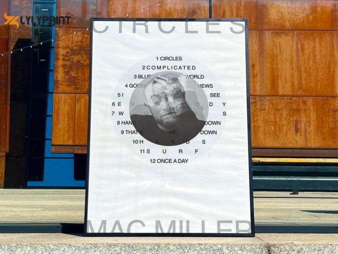 Mac Miller&Amp;Quot;S &Amp;Quot;Circles&Amp;Quot; Album Cover Poster For Home Room Decor 1