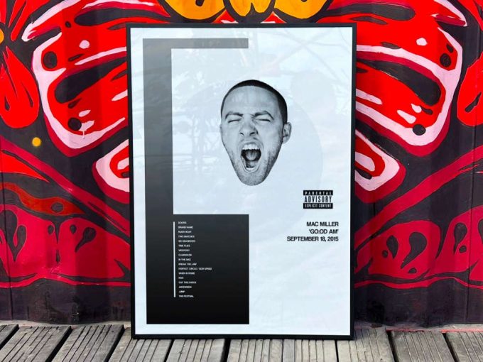 Mac Miller&Quot;S &Quot;Good Am&Quot; Album Cover Poster For Home Room Decor 4