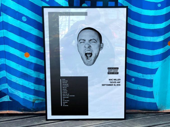 Mac Miller&Quot;S &Quot;Good Am&Quot; Album Cover Poster For Home Room Decor 6