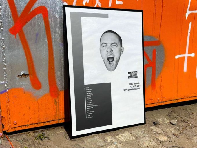 Mac Miller&Quot;S &Quot;Good Am&Quot; Album Cover Poster For Home Room Decor 8