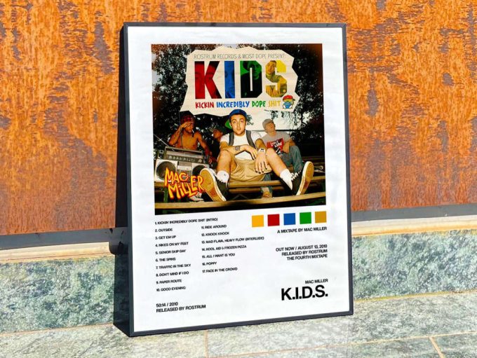 Mac Miller&Quot;S &Quot;Kids&Quot; Album Cover Poster 4