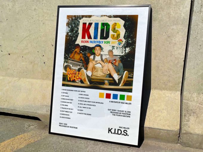 Mac Miller&Quot;S &Quot;Kids&Quot; Album Cover Poster 7