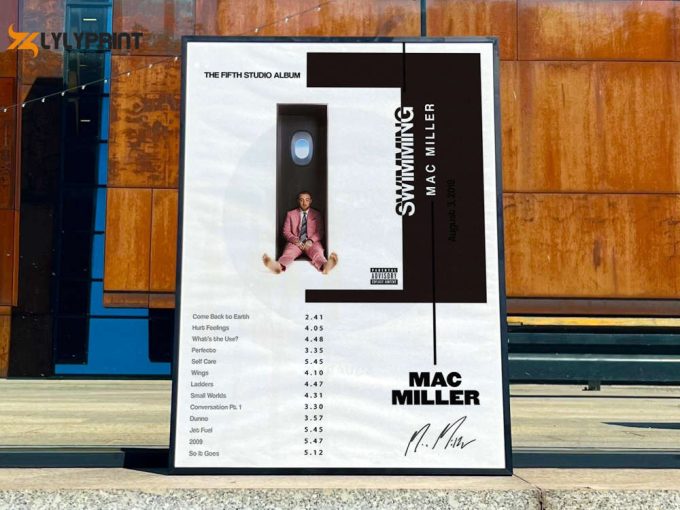 Mac Miller&Amp;Quot;S &Amp;Quot;Swimming&Amp;Quot; Album Cover Poster For Home Room Decor 1