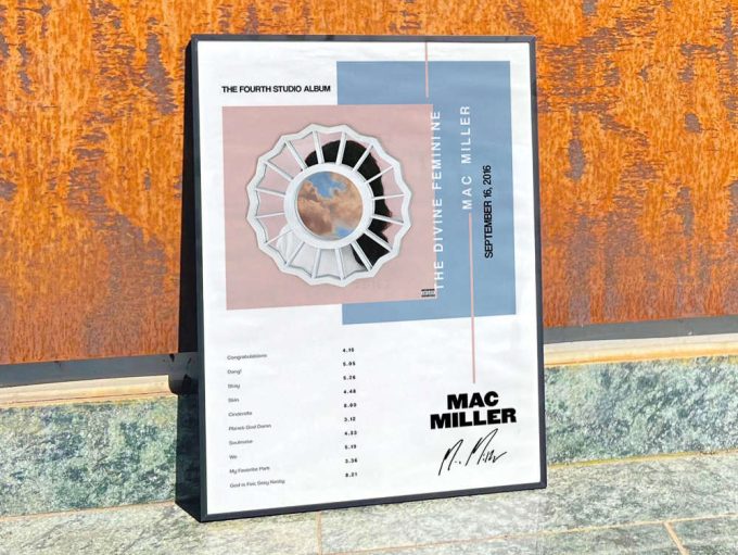 Mac Miller&Quot;S &Quot;The Divine Feminine&Quot; Album Cover Poster For Home Room Decor 4