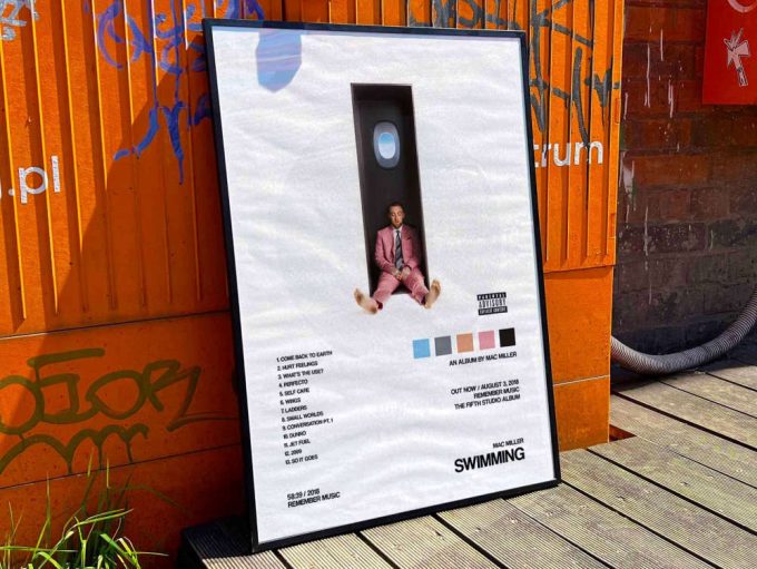 Mac Miller &Quot;Swimming&Quot; Album Cover Poster For Home Room Decor #2 2