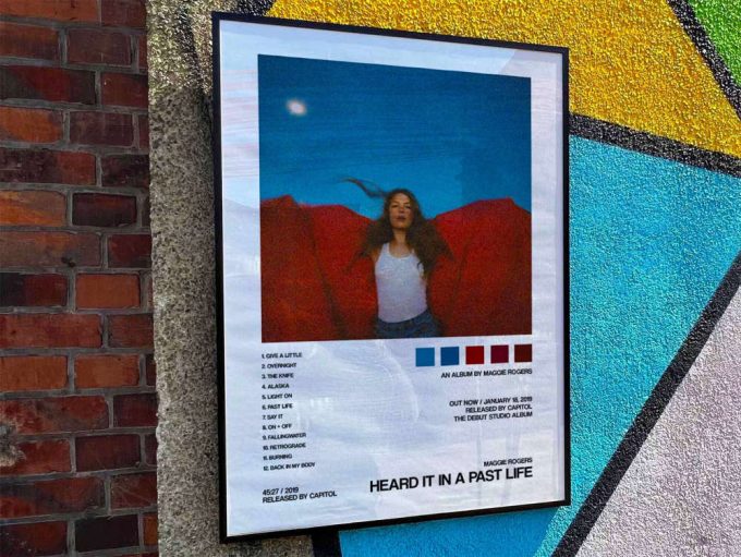 Maggie Rogers &Quot;Heard It In A Past Life&Quot; Album Cover Poster For Home Room Decor #2 2