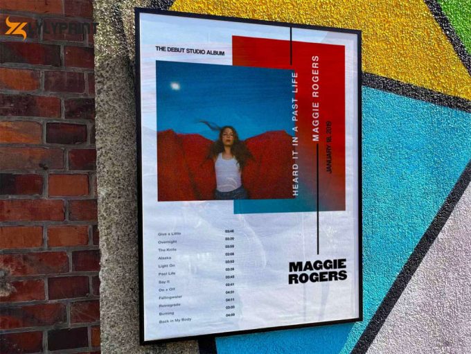 Maggie Rogers &Amp;Quot;Heard It In A Past Life&Amp;Quot; Album Cover Poster For Home Room Decor #2 1