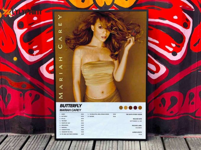 Mariah Carey &Amp;Quot;Butterfly&Amp;Quot; Album Cover Poster For Home Room Decor #6 1